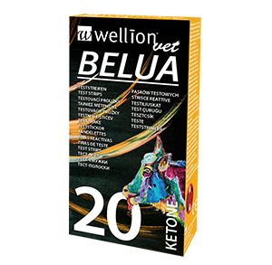 WellionVet BELUA ketone test strips for cows	