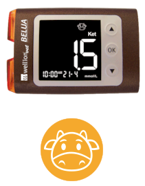 WellionVet BELUA Icon - Always use the appropriate code chip for your pet, so that your meter provides accurate measurement results for the therapy of your pet.