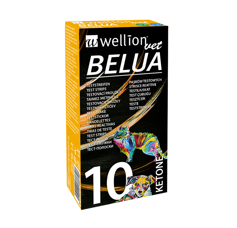 WellionVet BELUA ketone test strips for dogs and cats