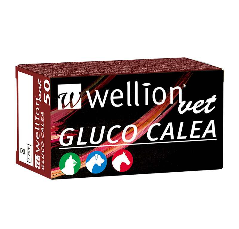 WellionVet GLUCO CALEA Blutzuckerteststreifen für Hunde, Katzen und Pferde