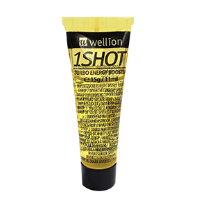 Wellion 1SHOT Invert sugar syrup - the perfect energy shot at the right time. Immediate and longterm effect due to 3 different types of sugar (glucose, saccharose, fructose). Pleasant vanilla taste. Picture tube